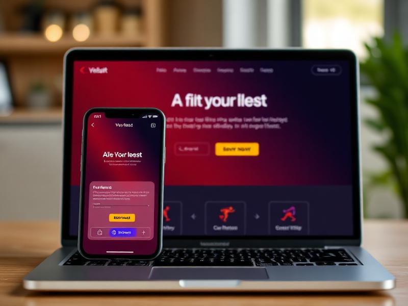 Fitness App Website